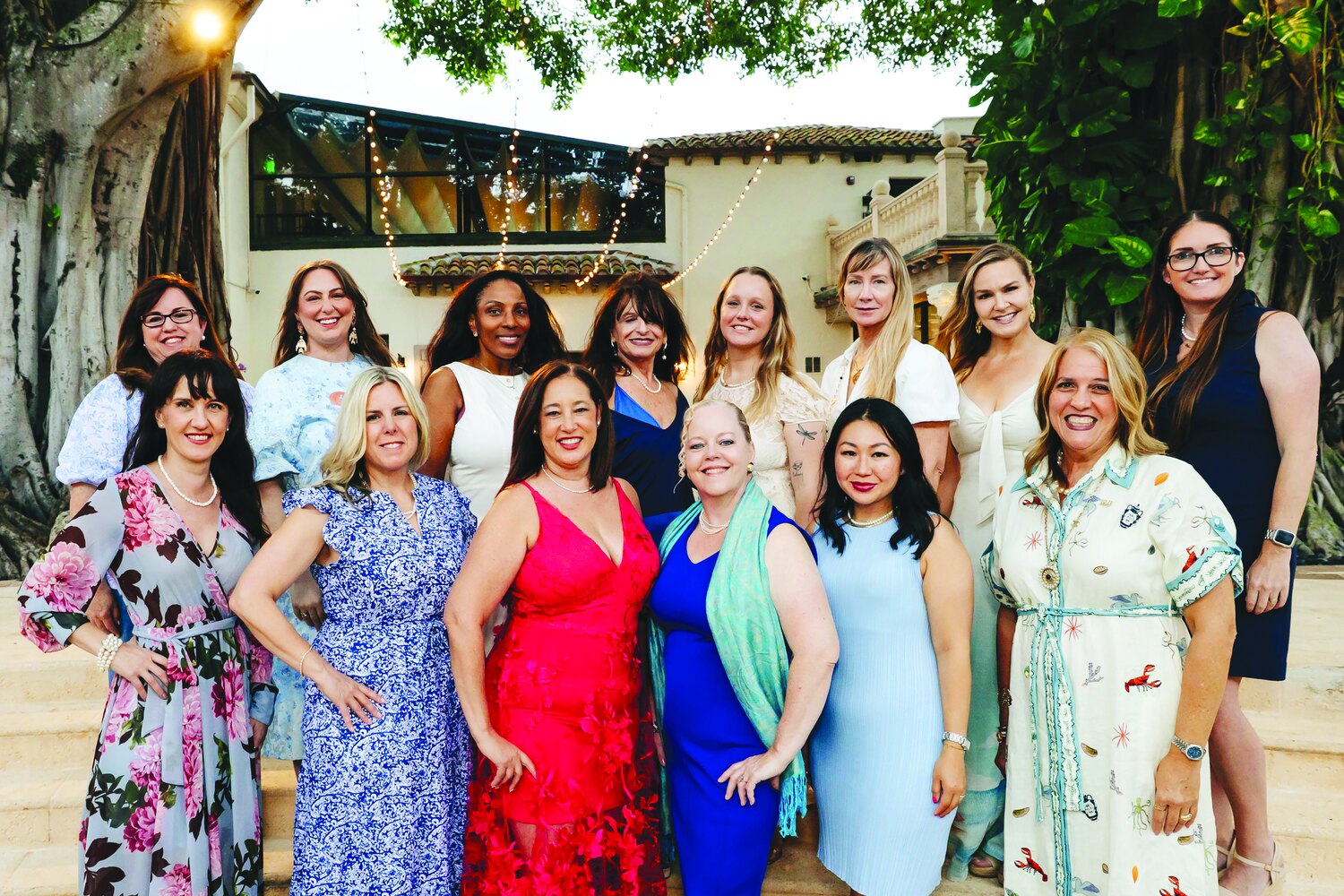Junior League of Boca Raton 2026-2027 board of directors posed in two rows