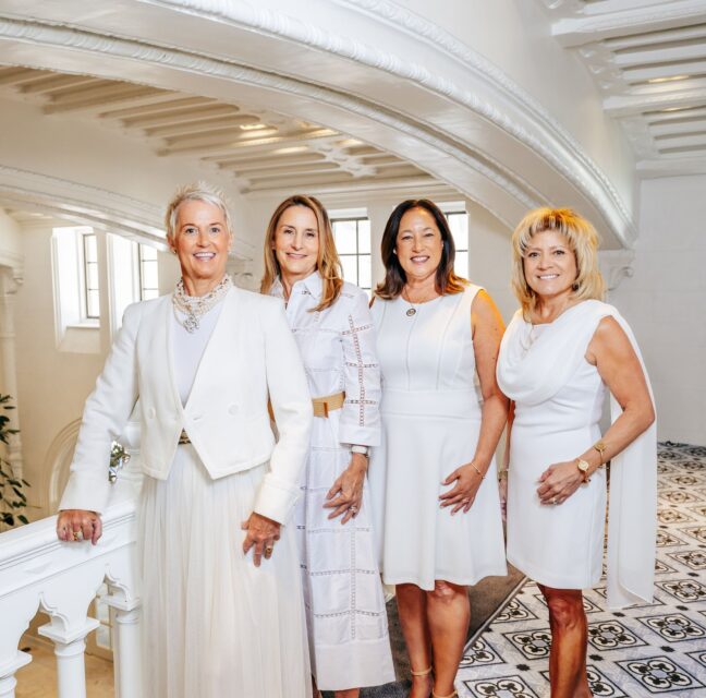 Linda Paton, Tandy Robinson, Melody Cobbe and Victoria Matthews at The Boca Raton